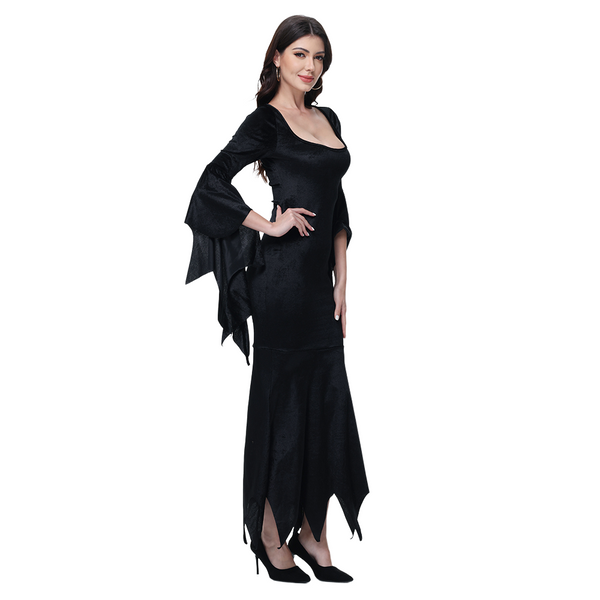 A MORTICIA STYLE MERMAID DRESS